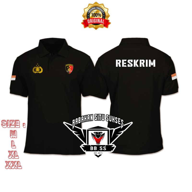KAOS KERAH POLO SHIRT POLISI RESKRIM