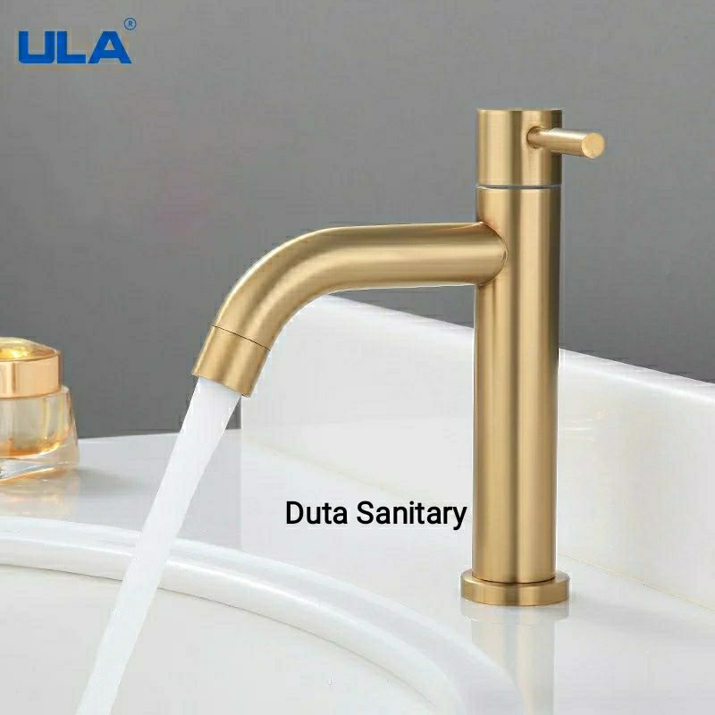 Kran Wastafel Gold 20cm/ Kran Wastafel Stainless Warna Gold