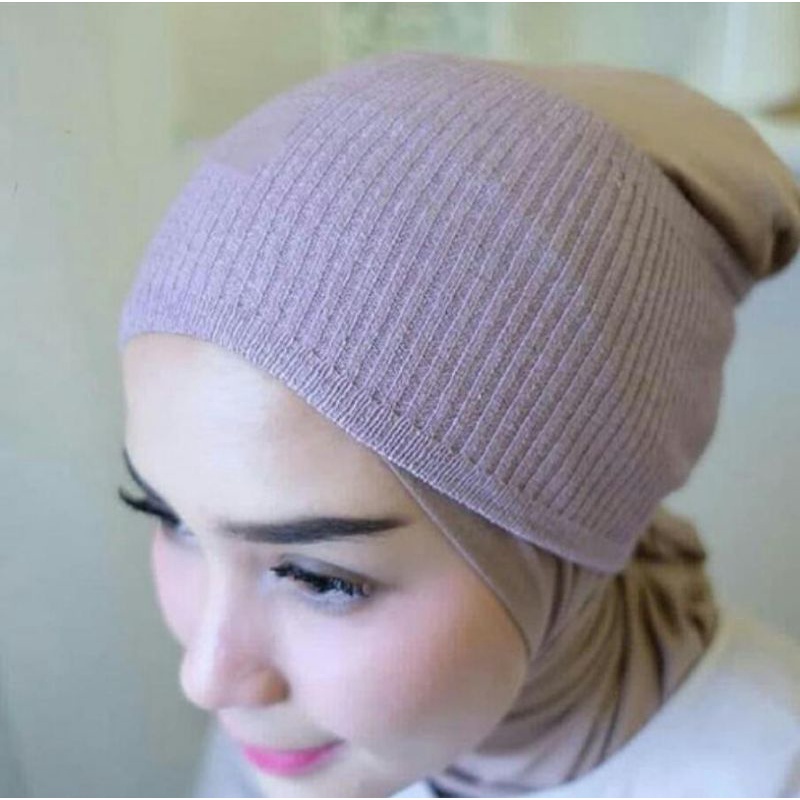 Bandana Rajut Salur Premium Annisa Ciput Rajut Annisa Premium