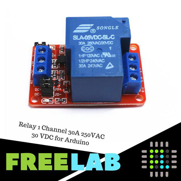 Relay 1 Channel 30A 250VAC 30 VDC for Arduino