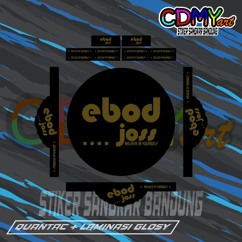 STIKER DECAL SANGKAR MURAI BATU EBOD JOSS