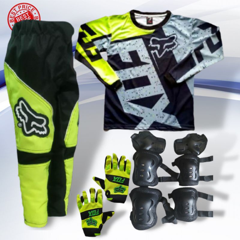 Jersey anak motor trail cross/PAKET BAJU TRAIL ANAK MOTOCROS MINI DEKER ANAK CELANA TRAIL ANAK BAJU 