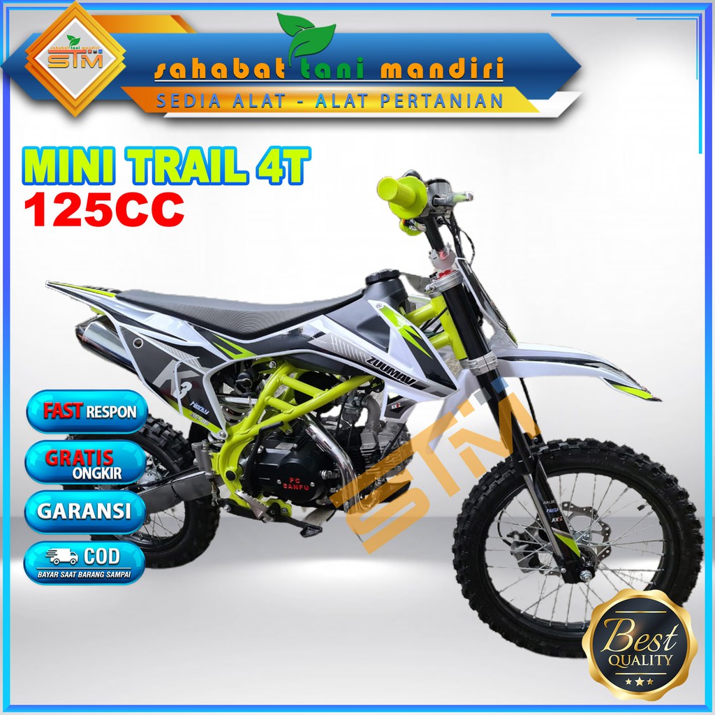 Motor Mini Trail 125cc Kopling Ring 14-17 Medium Trail 125cc