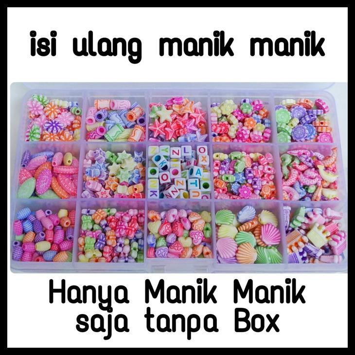 

Paket Isi Ulang Meronce Belang 15 Macam