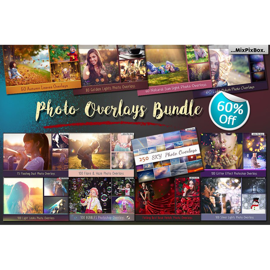 962 Photo Overlays Bundle - JPEG Ultra HD