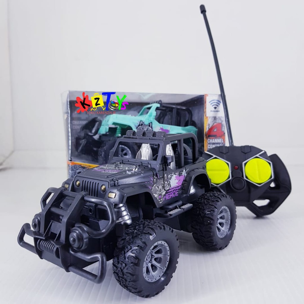 MAINAN MOBIL REMOTE CONTROL - RC JEEP ROCK CRAWLER