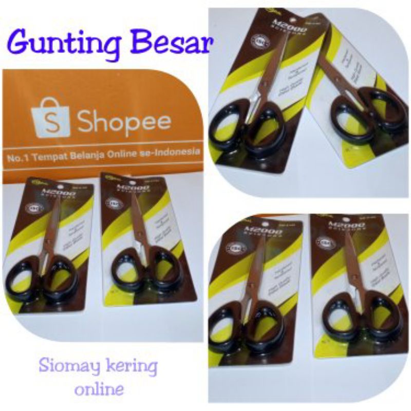 

Gunting M2000 / Gunting Stainless Tajam Ukuran Kecil Sedang Besar