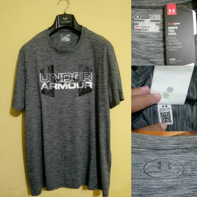 Original tshirt kaos under armour heatgear big size jumbo