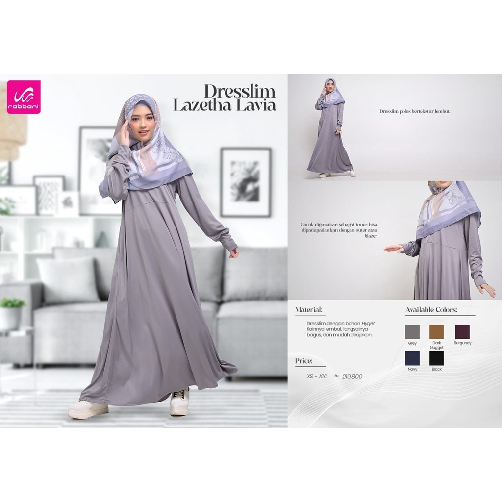 RTT Gamis Dewasa Rabbani - Dresslim Lazetha Lavia