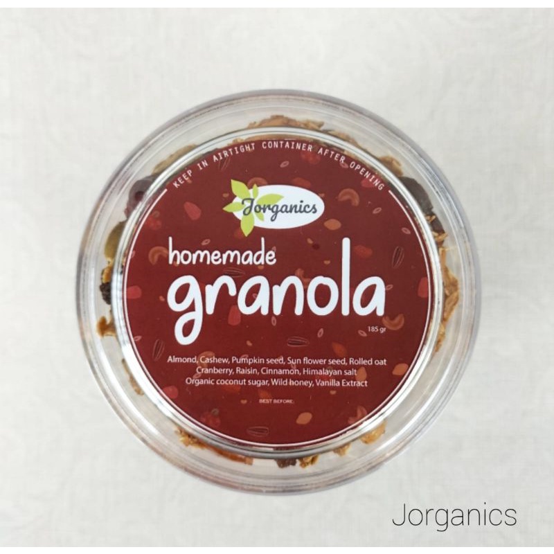 

Granola Homemade Jorganics