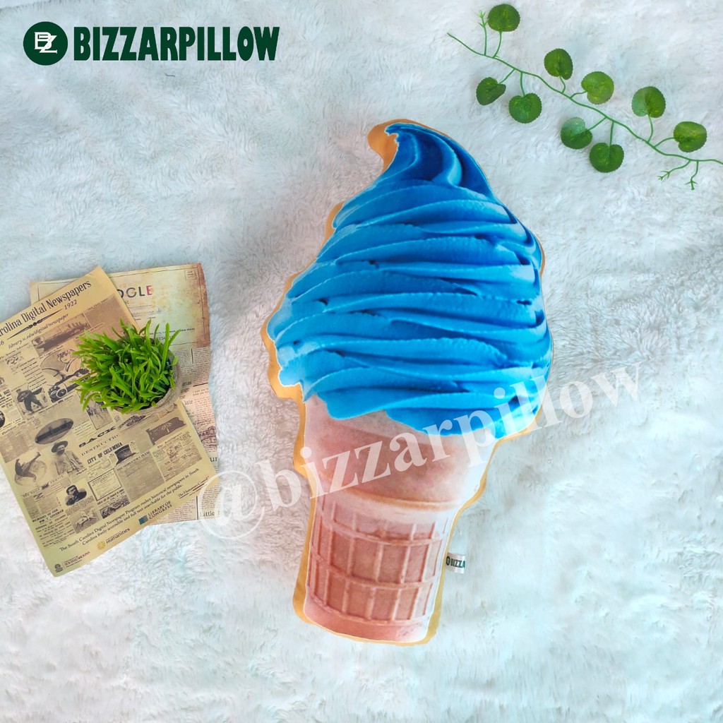 Bizzarpillow Bantal Sofa Es Krim Cone size M BZ139