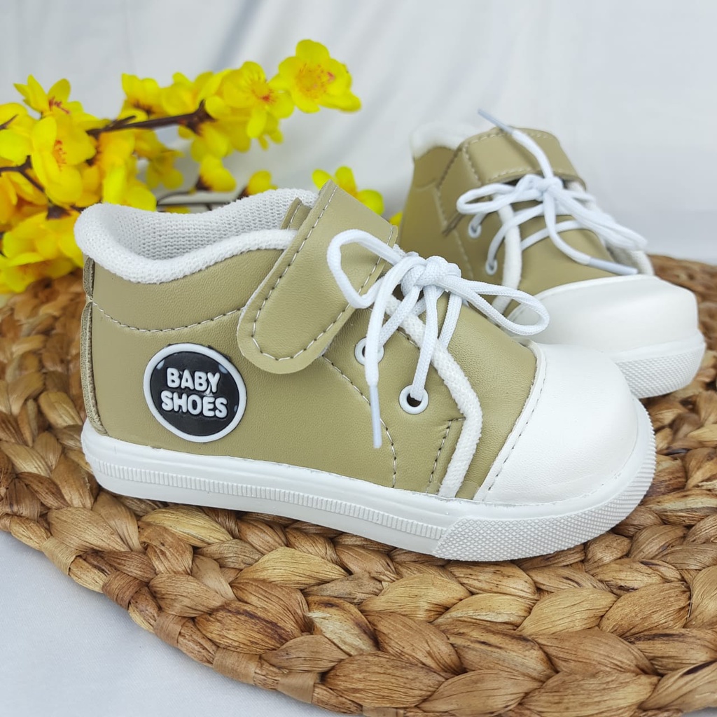 mandirishoesstore-SEPATU SNEAKER TALI ANAK 1 2 3 TAHUN FAY04