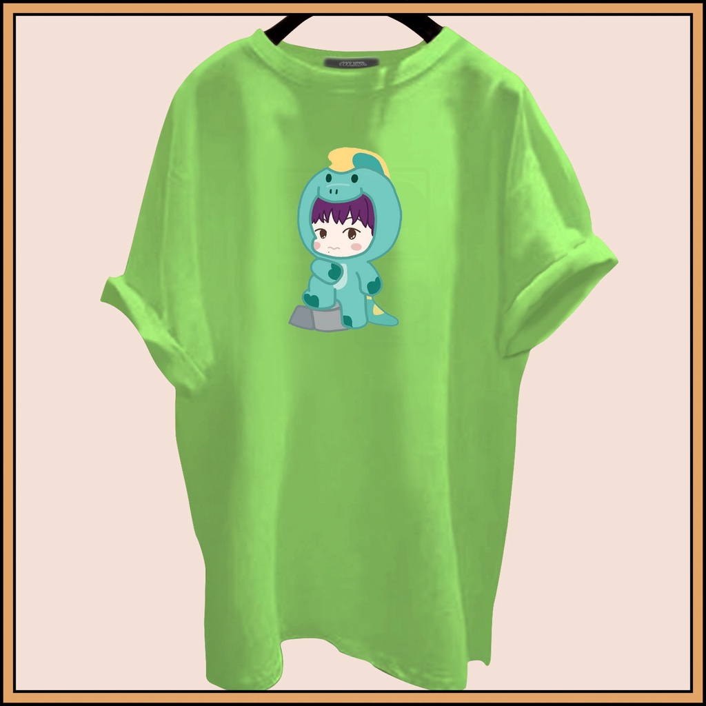 CALVIERO SHOP - BAJU KAOS ATASAN WANITA TOSCA DINO PRINT