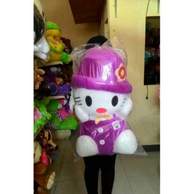BONEKA HELLO KITTY TOPI JUMBO