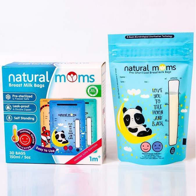 Natural Moms Breastmilk Breast milk Storage Kantong Asi 100ml 150ml 200ml
