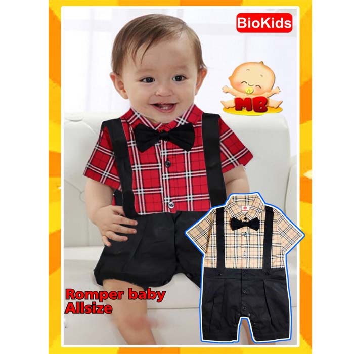 Baju Kondangan Anak Bayi Romper Tuxedo Bayi Baju Bayi Laki Victor