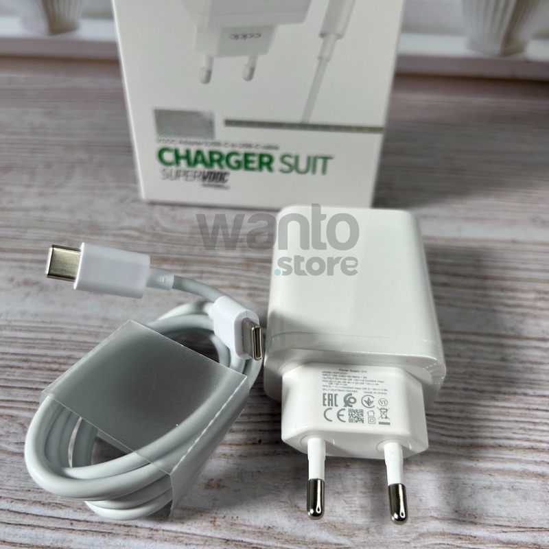 [NEW] Charger Oppo 65W Supervooc Type C to Type C A53 A54 A5 A9 Reno 2 Reno 3 Reno 4 Reno 5 Fast Charging Vooc 30W Type C