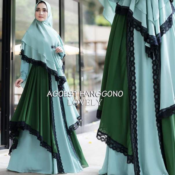 LOVELY set gamis syari by AGOEST HANGGONO