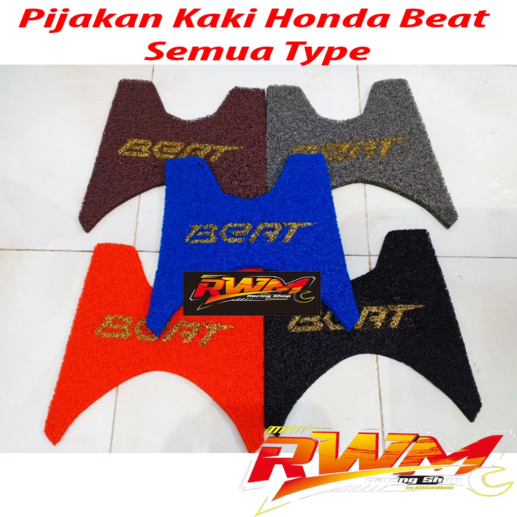 Karpet Alas Pijakan Kaki Motor Serabut Alas Kaki Matic Honda Beat 2020 Ke bawah