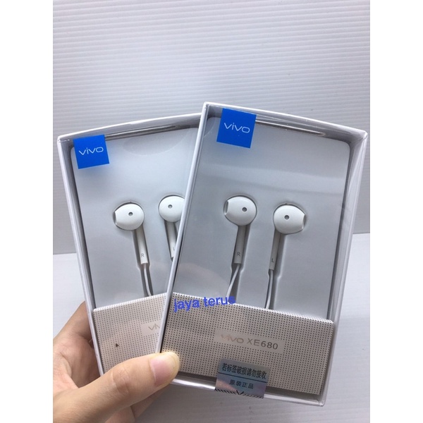 Headset VIVO XE680 Original Hifi Handsfree Earphone Vivo With Mic XE680