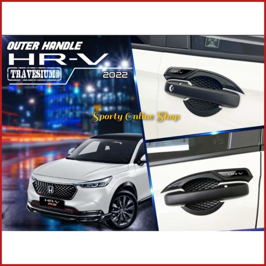 outer dan handel honda hrv 2022 black doff