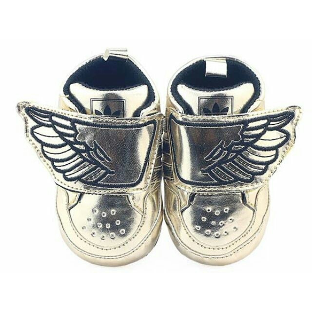 Sepatu Prewalker PW Anak Bayi Cowok Laki Keds Adidas Wings Gold