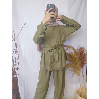 Pajamas Daily Set Salsa Motif Polos  Busui Friendly 