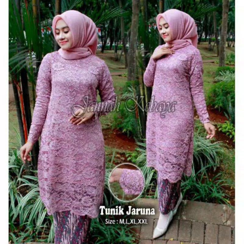 NEW REAL PICT SETELAN KEBAYA TUNIK/KEBAYA MODERN/KEBAYA TUNANGAN/KEBAYA PESTA