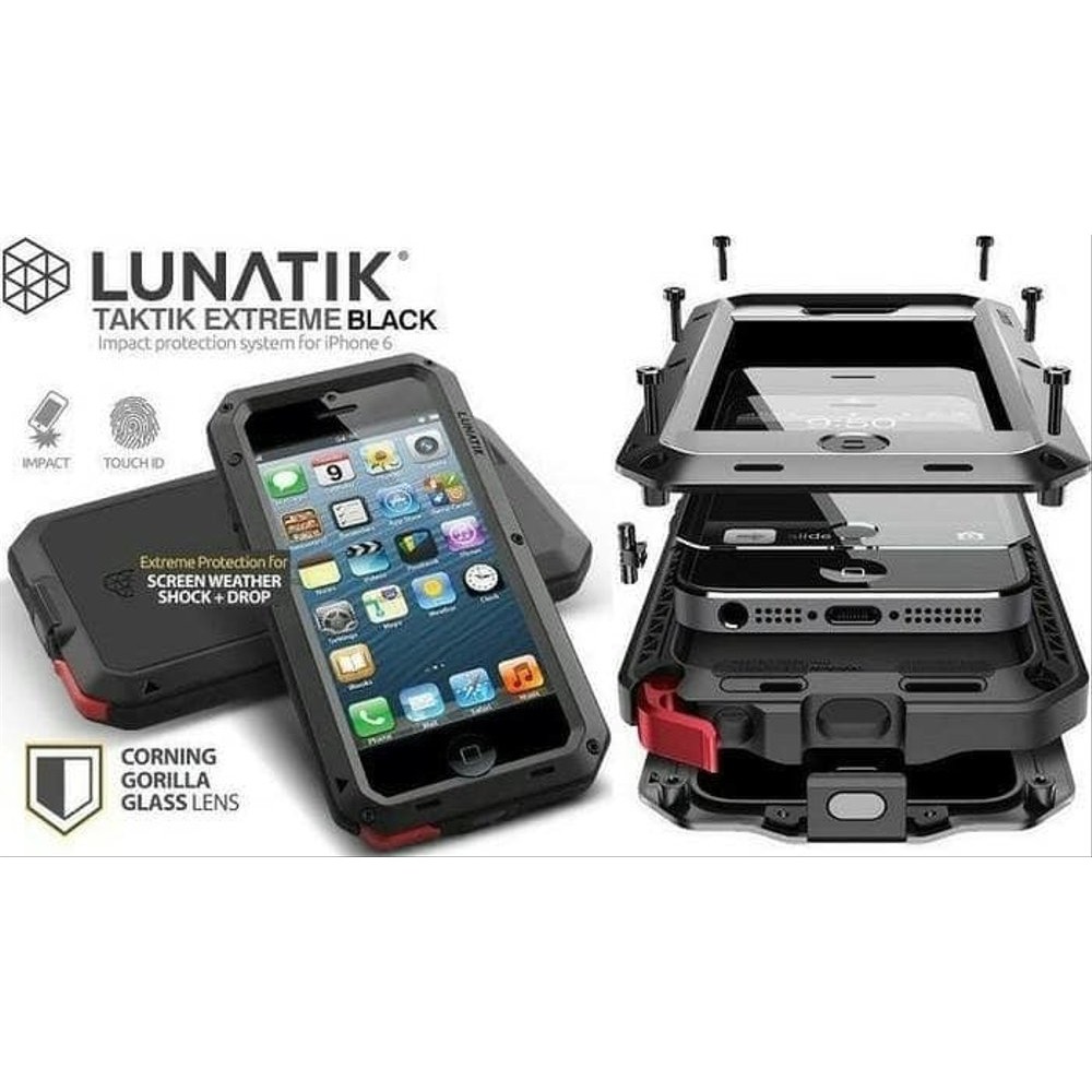 Samsung Note 8 Lunatik Taktik Extreme Hardcase With Gorilla Glass Case Cover Hp