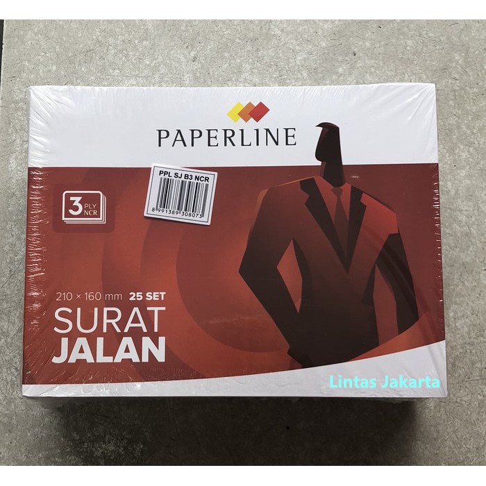 Surat Jalan Besar Rangkap 3 / 3 Ply NCR Merk Paperline ( Isi 10 buah )