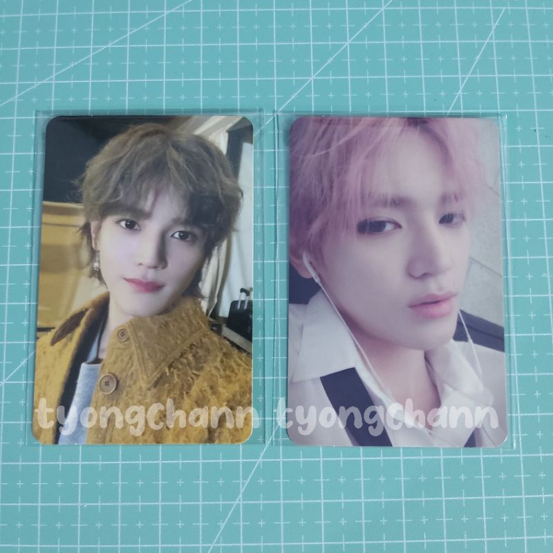 photocard taeyong departure & cherry bomb