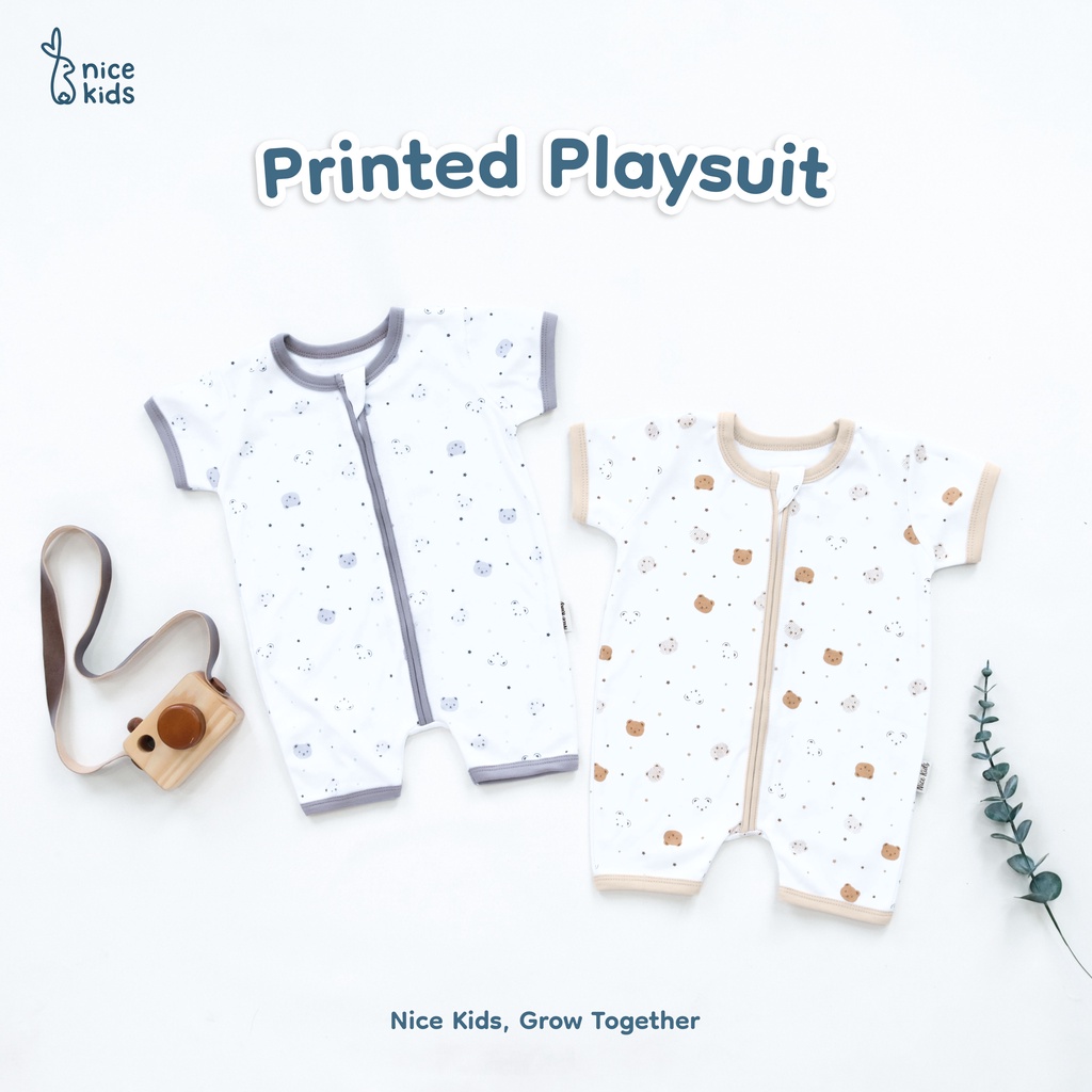 Nice Kids - Printed Playsuit (Jumper Bayi 0-2 Tahun)