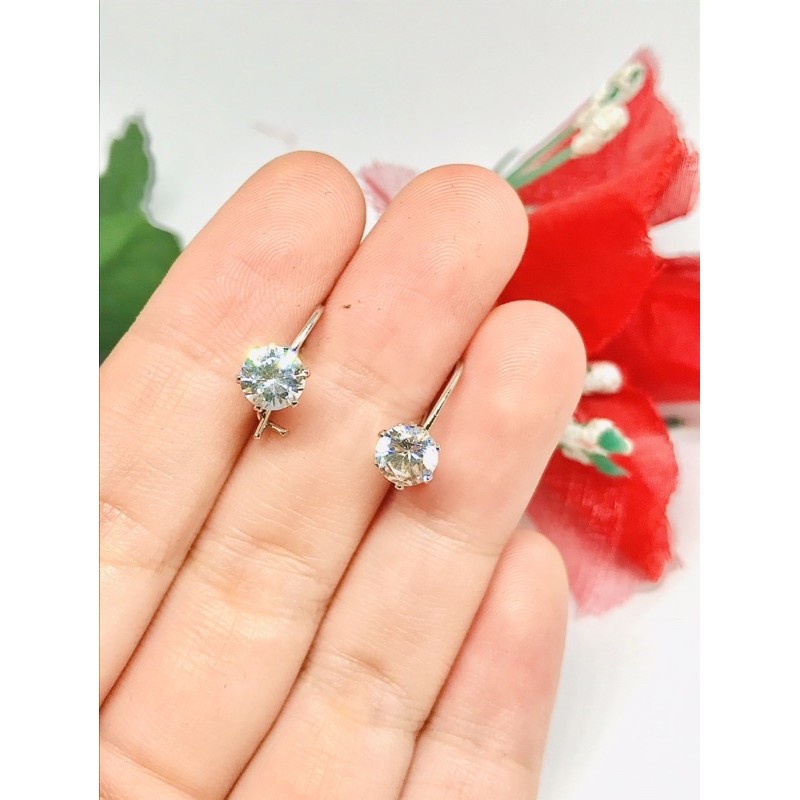 Anting Desi Permata Silver Xuping