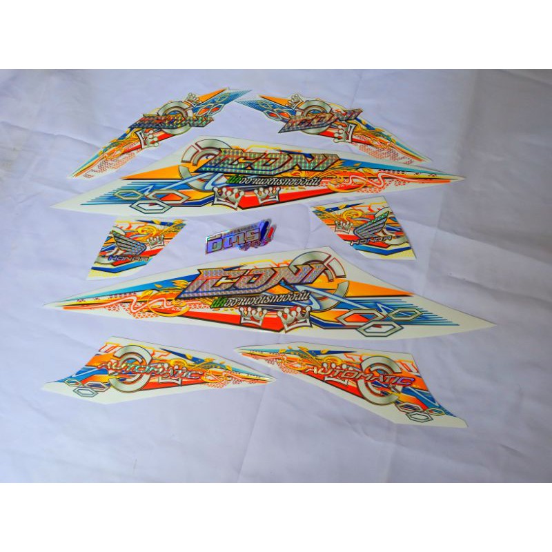 STRIPING BEAT KARBU TRANSPARAN HOLOGRAM STRIPING BEAT KARBU THAILAND STRIPING ICON BEAT KARBU