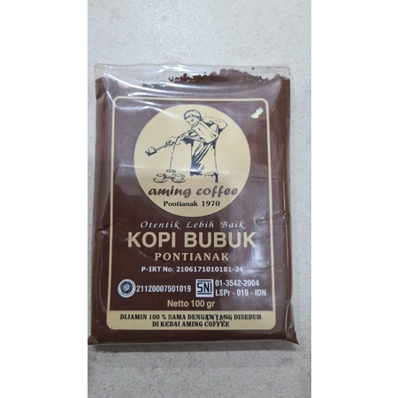 Kopi Bubuk AMING Pontianak 100gr