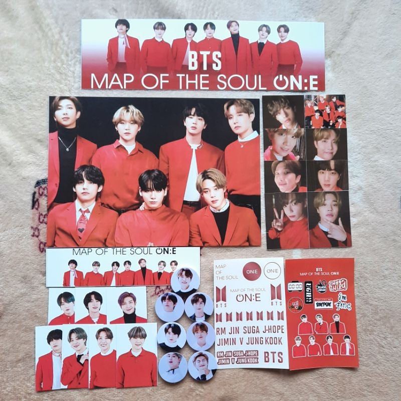 FANKIT BTS MAP OF THE SOUL ON:E