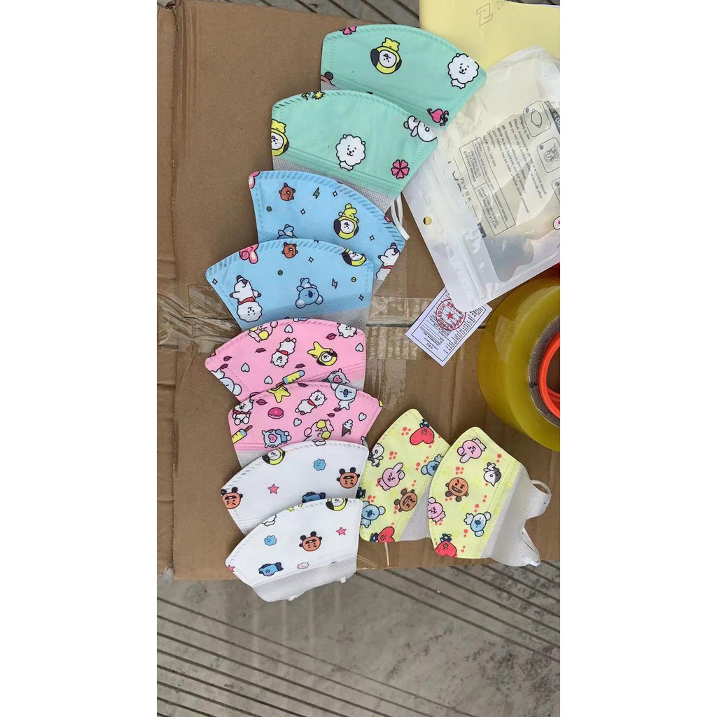 Masker Duckbill Anak 3ply Motif isi 25PCS