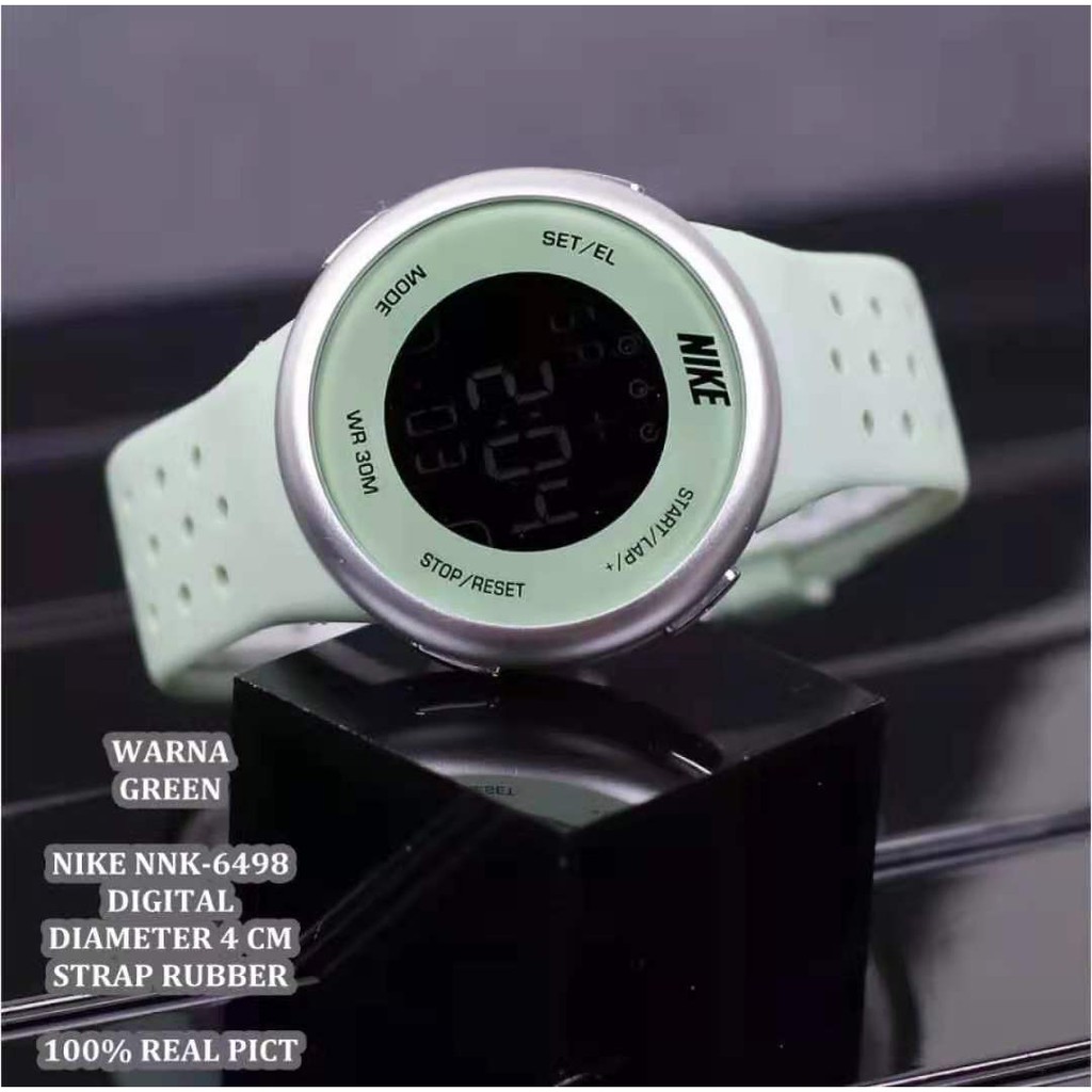 Grosir JAM TANGAN Unisex Wanita /Cewek PRIA NIKE NK-61660QL BULAT DIGITAL RUBBER COD