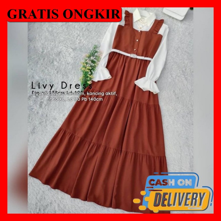 Gamis Terbaru Ori Remaja Jumbo Hitam Baju Murah Perempuan Bsju Hitam Polos Premium Daster Raya Buju 