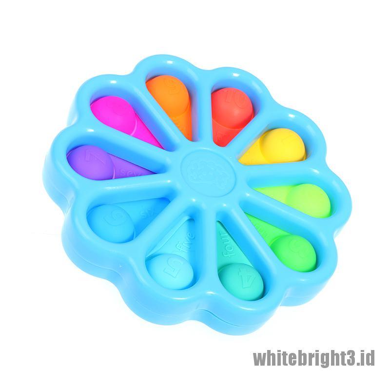 {white3} Simple Dimple Toy Toys Stress Relief Hand Toys For Kids Adults