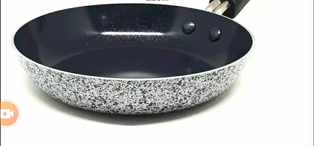 Maxim 22cm Fry Pan Ceramic Teflon Anti Lengket Panci Keramik Wajan Penggorengan