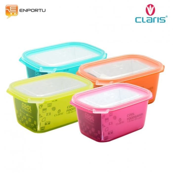 

SALE Claris Food Saver Kotak Tempat Penyimpanan Makanan 1 35 Liter Biru Muda Murah