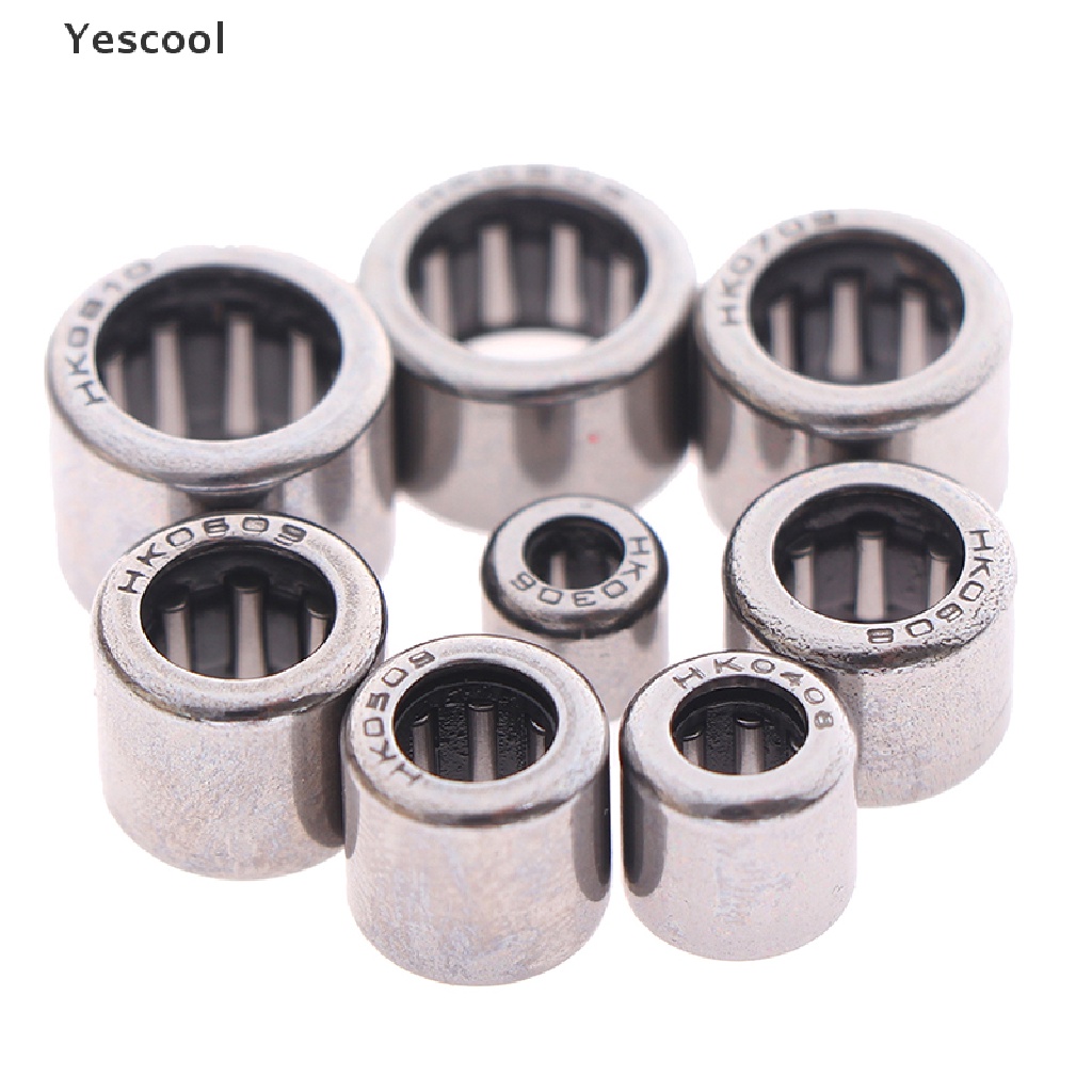 Yescool 5Pcs HK Series Bearings HK0306 HK0608 HK0810 Drawn Cup Needle Roller Bearing .