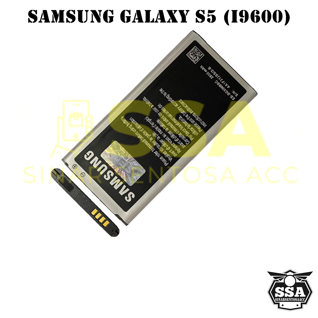 Baterai Original 100% Samsung Galaxy S5 i9600 EB-BG900BBC Batre Batrai Battery Batrei Batere Batu HP ORI GARANSI Awet