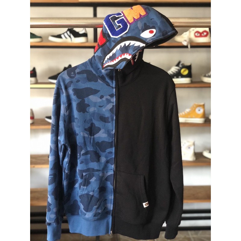 Jaket A Bathing Ape Shark / BAPE Navy