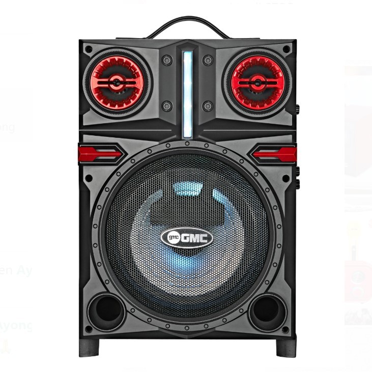 Speaker GMC 897R Bluetooth Portable 8 inch Pairing free Mic Wireless Original Super kencang