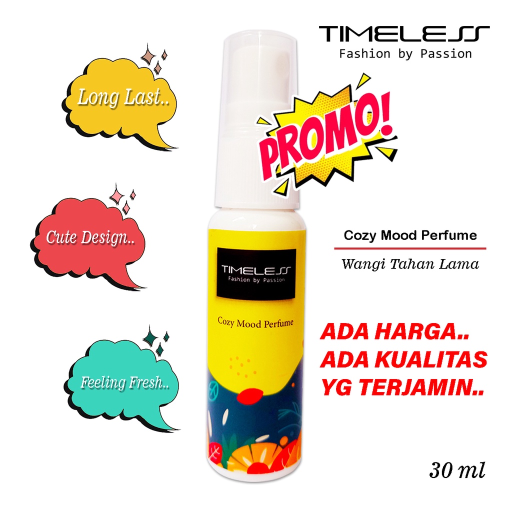 Tidak Banyak Alkohol | Parfum Timeless 30ml Tahan Lama Yang Awet Segar Berhari Hari Minyak Wangi Ori