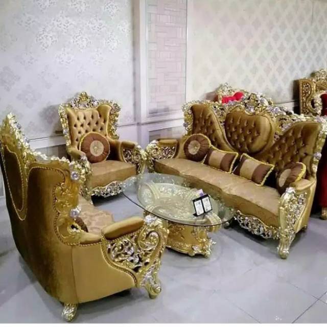 Kursi tamu Bellagio mewah mebel Jepara