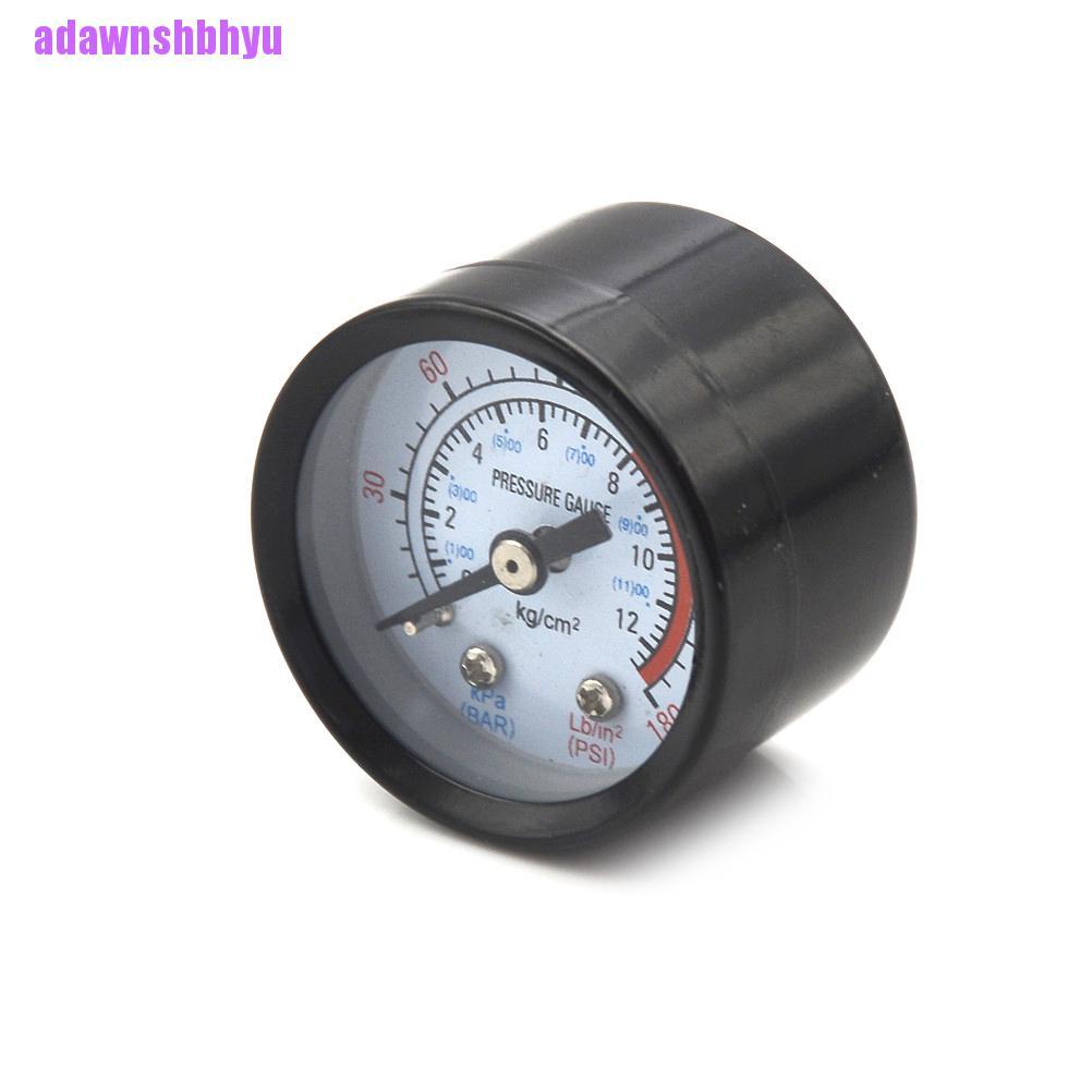 Manometer Pengukur Tekanan Pompa Gas Ukuran 10mm 0-12BAR