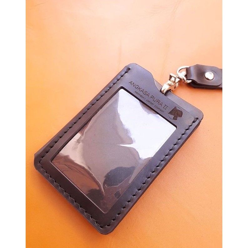 

TEMPAT KARTU NAMA KULIT ASLI ID CARD NAME TAG TAN